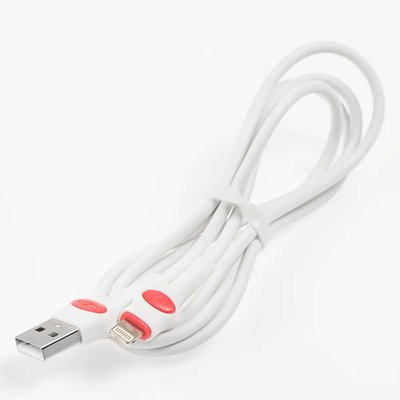 USB cable MOXOM Lightning (MX-CB20) (білий) /3M/ 00054962 фото